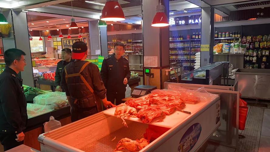 阳信县商店镇市场监管所开展食用农产品生鲜灯专项检查